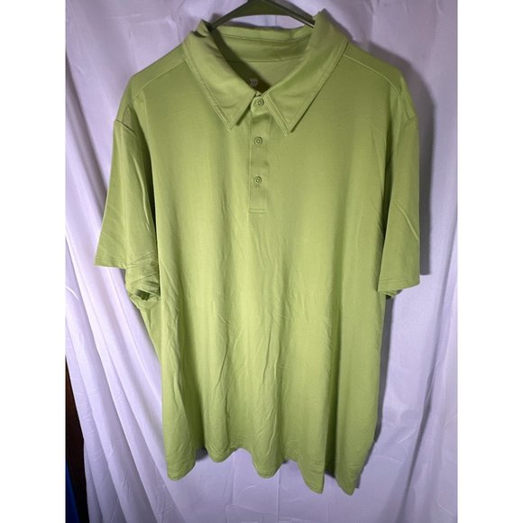 All in Motion Men's Jersey Polo Shirt, Arch Green, Size XXL, NWT - Picture 2 of 5